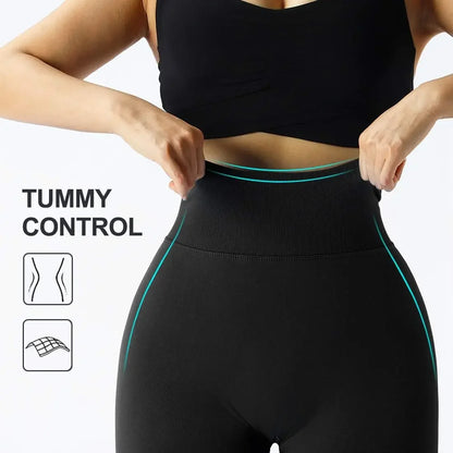 Knitted Seamless Fitness Leggings