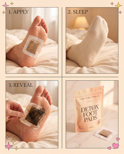 How to use — Apply, Sleep, Reveal — 3-step instructional