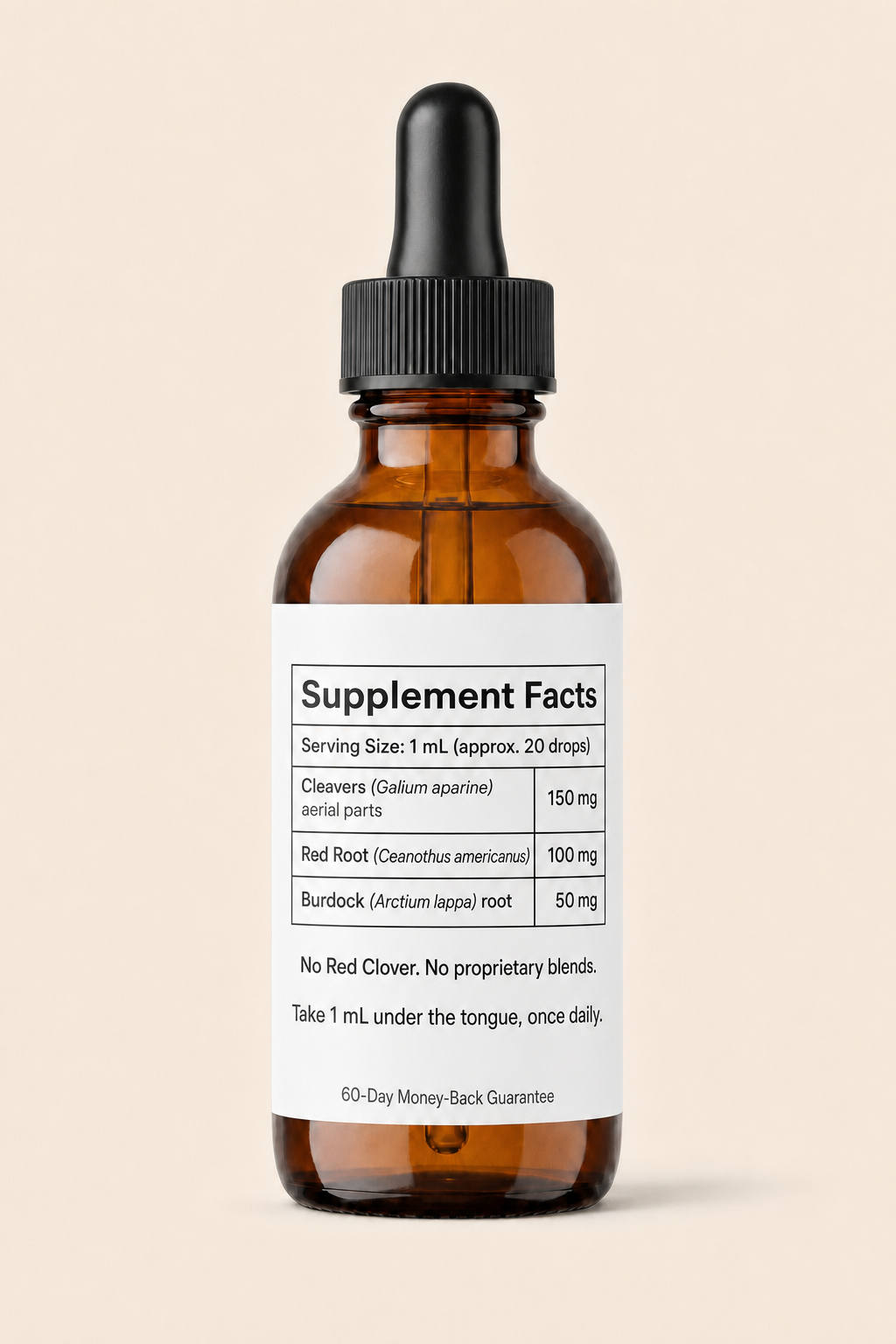 Supplement facts - named doses