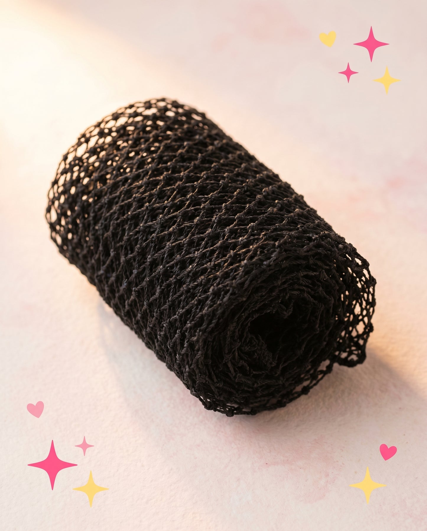Black African Exfoliating Net