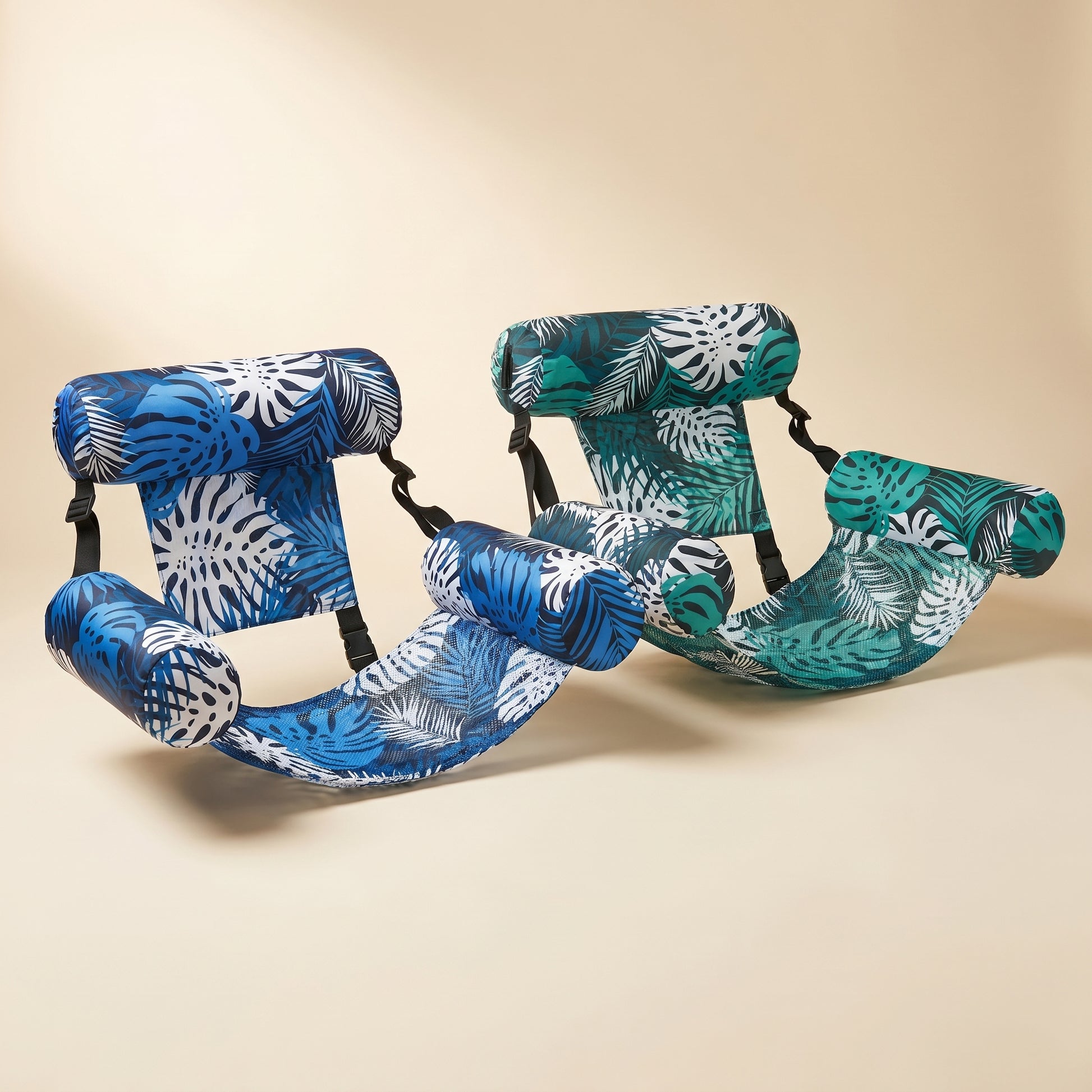 AquaLounger Blue and Green colorways studio