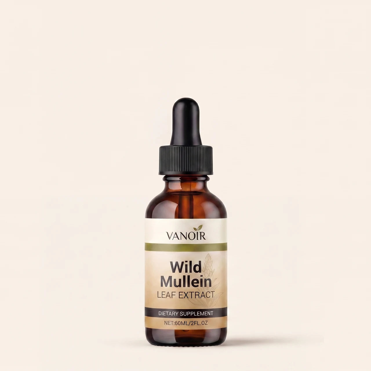 Vanoir Lung Cleanse & Detox wild mullein dropper bottle