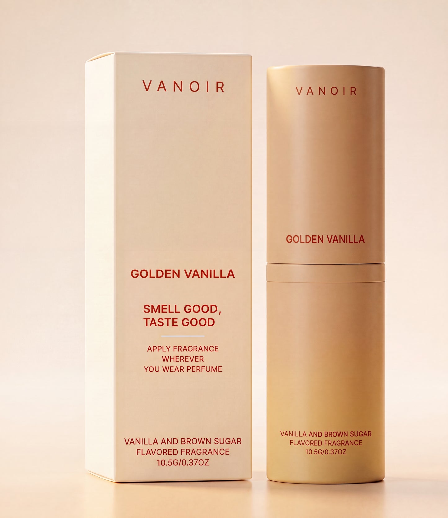 Vanoir Crave Golden Vanilla flavored fragrance stick with box