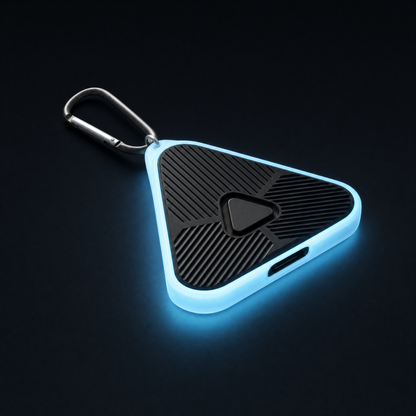 Vanoir TickBlock powered on, blue glow