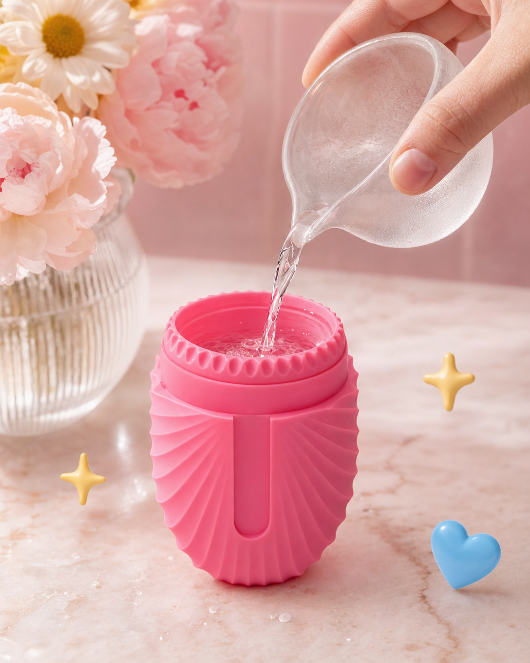 How to fill the roller