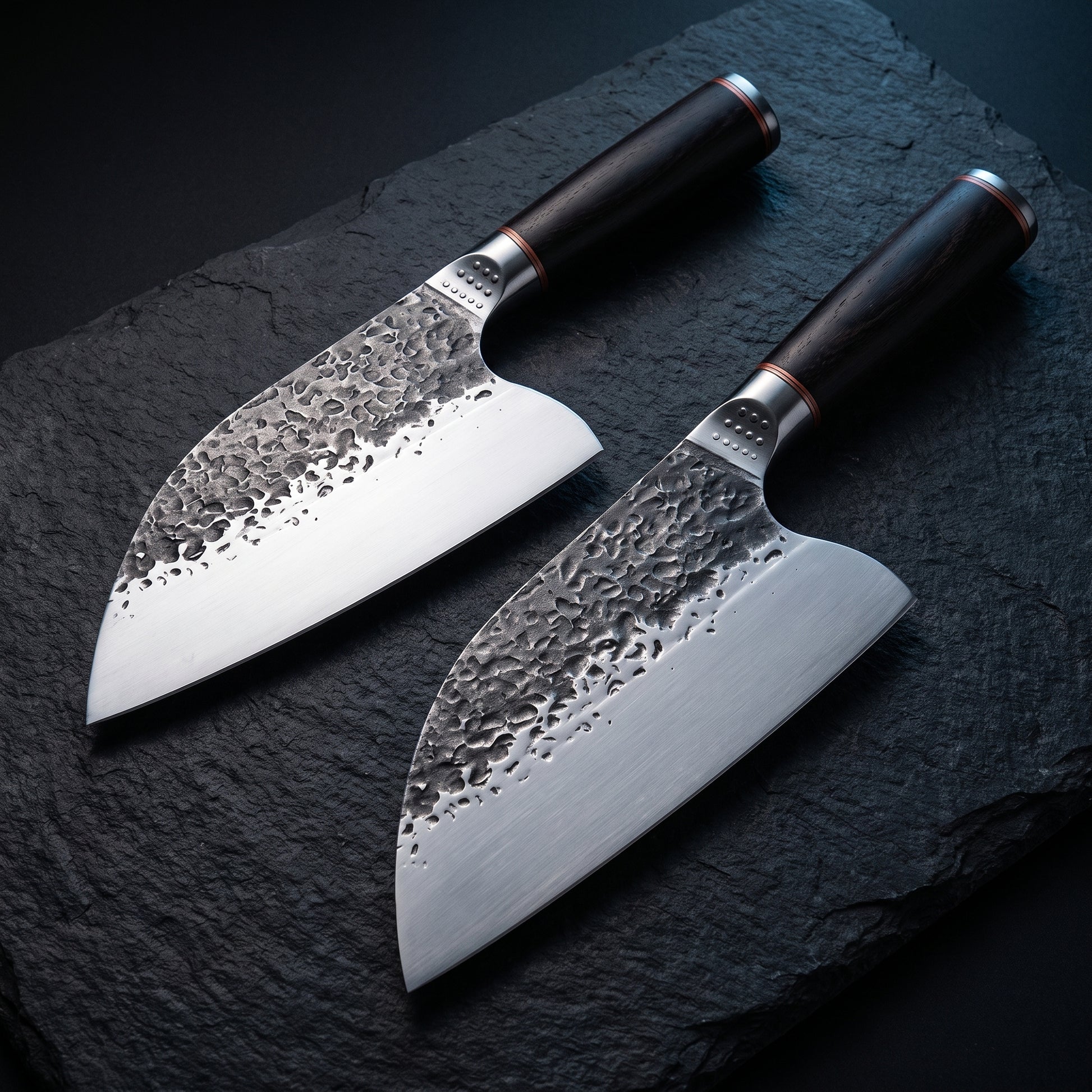 The Gift Pair: two Mister Teuchi hand-forged chef knives