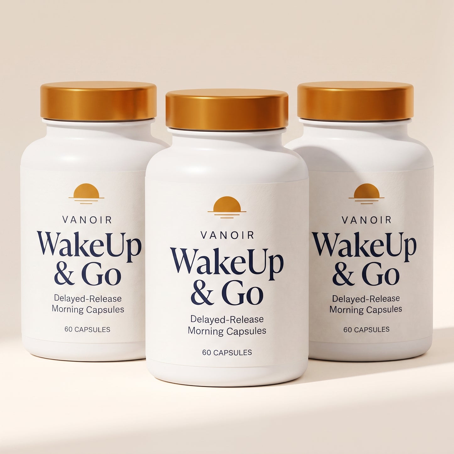 Vanoir WakeUp & Go — three bottle 3-month supply