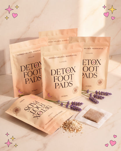 6 Packs — Vanoir Detox Foot Pads best value